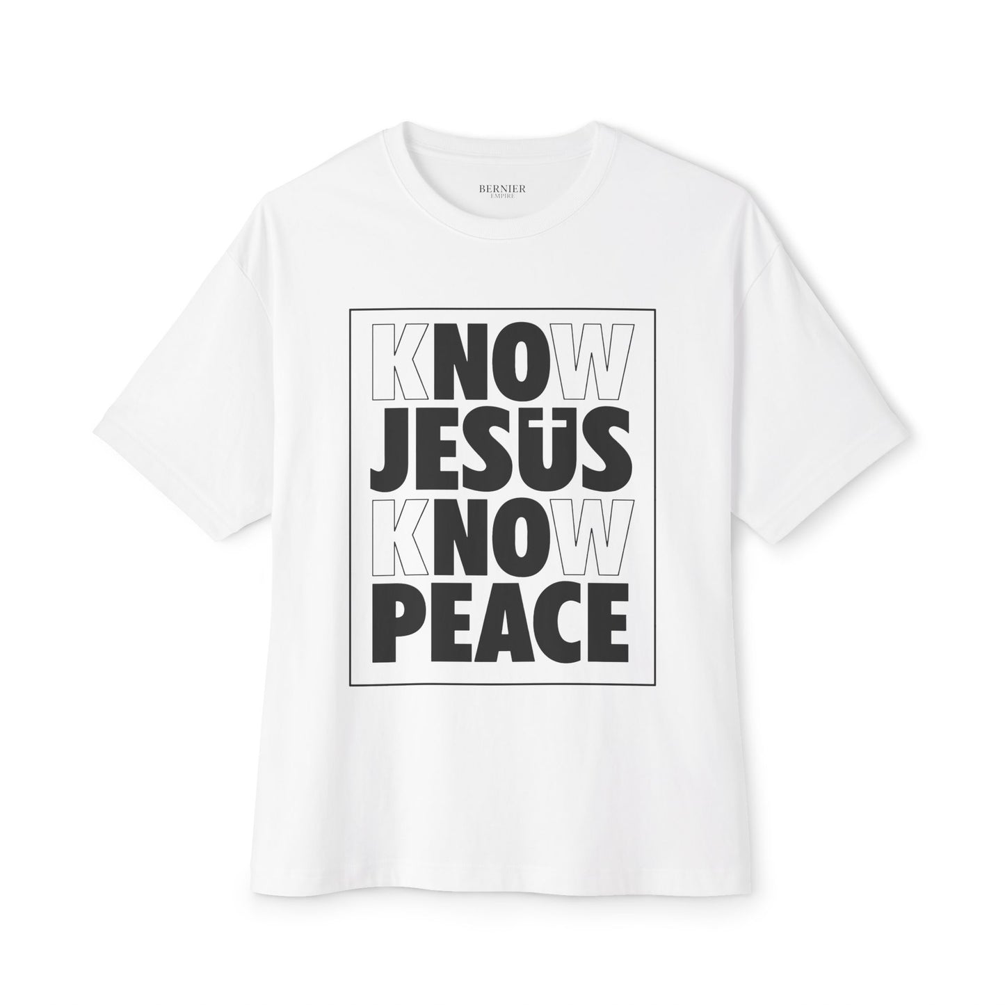 Know Jesus - Oversized Boxy Tee