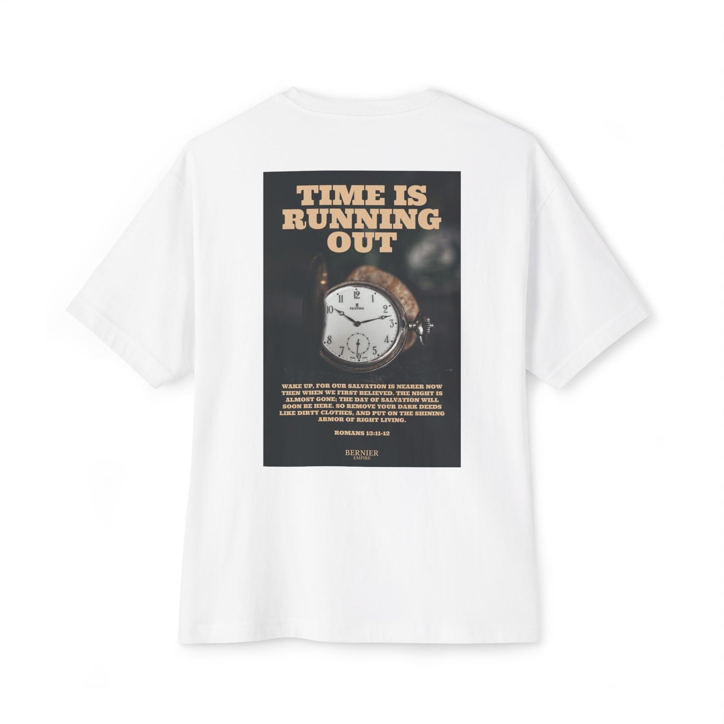 Time Is Running Out - Oversized Boxy Tee