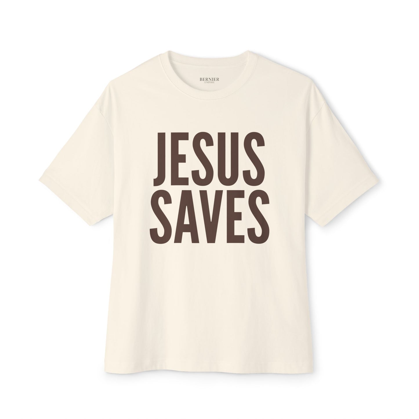 Jesus Saves - Oversized Boxy Tee